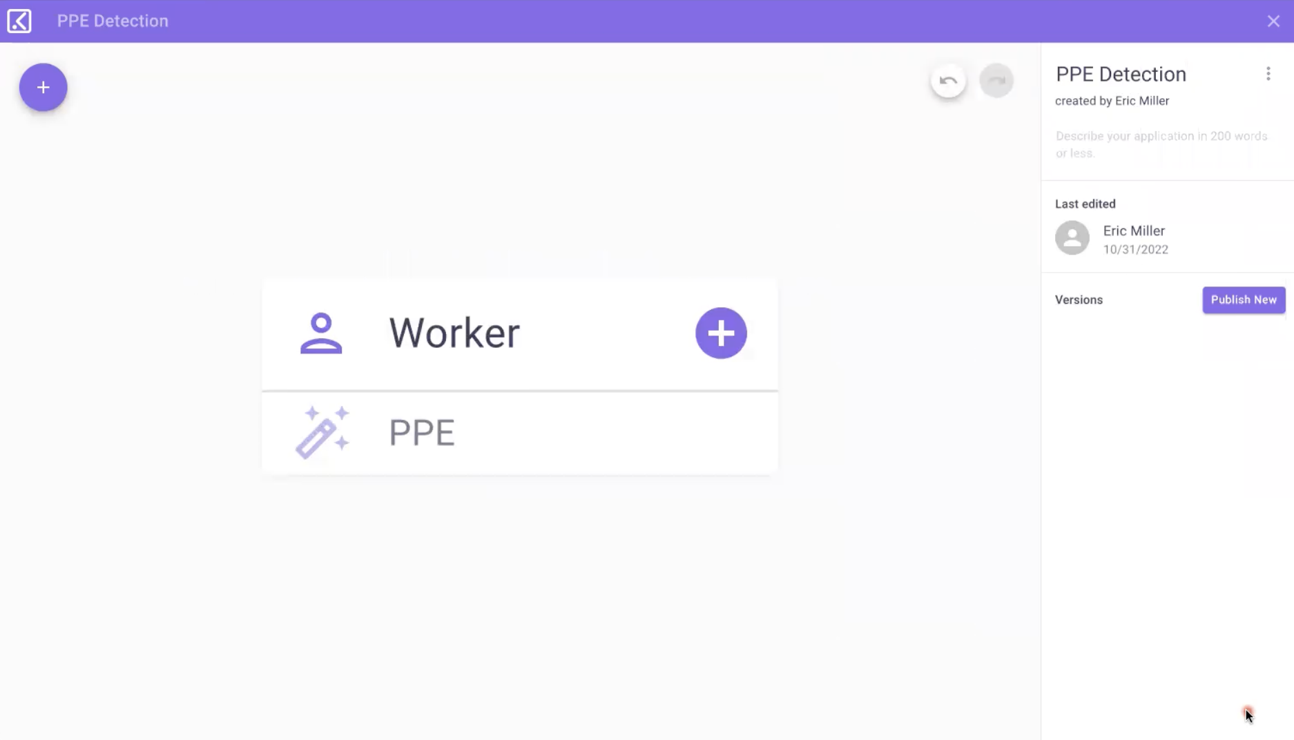 Detect workers in Kibsi