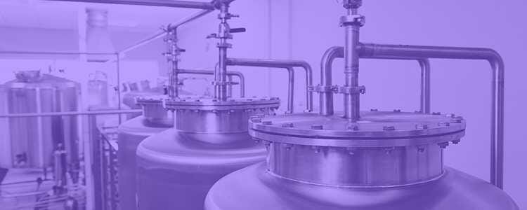 tight security on several machines in purple overlay