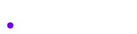 Kibsi Logo - White with Purple Dot